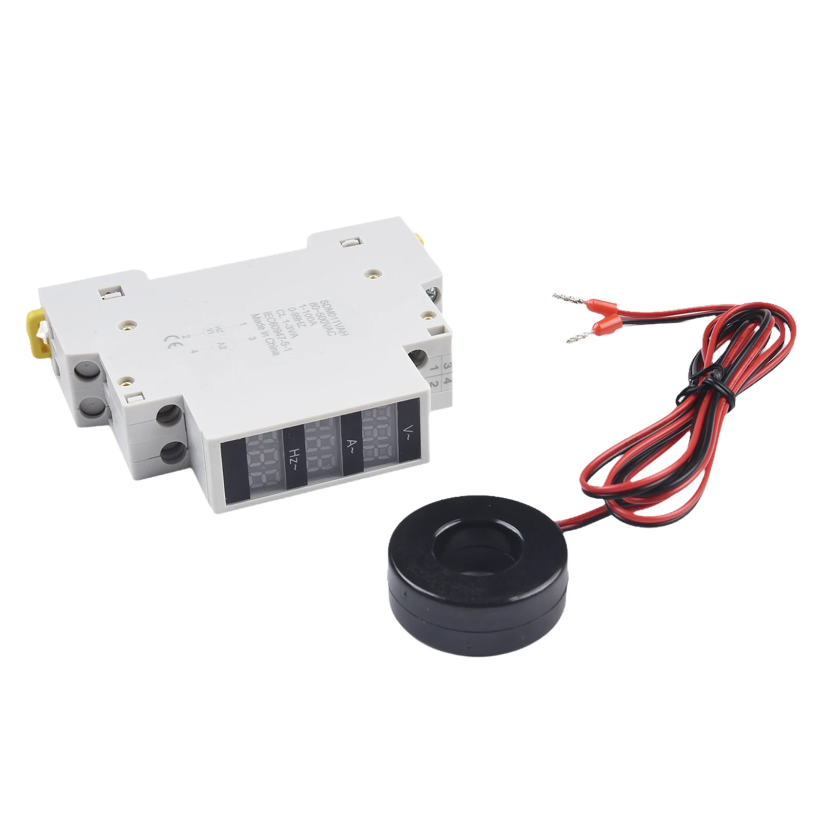 

AC80-500V Meter Digital Voltmeter Real-time Data Display Voltmeter AC V Ammeter CLEAR VIEW Din Rail Easy To Install