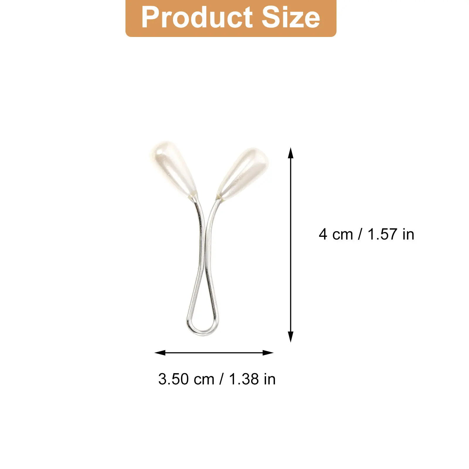 24 قطعة مقاطع الحجاب الإسلامي U-شكل اللؤلؤ وشاح بروش الحجاب دبابيس ثابتة أنيق حفل زفاف اكسسوارات مقاطع الحجاب مسلم #3