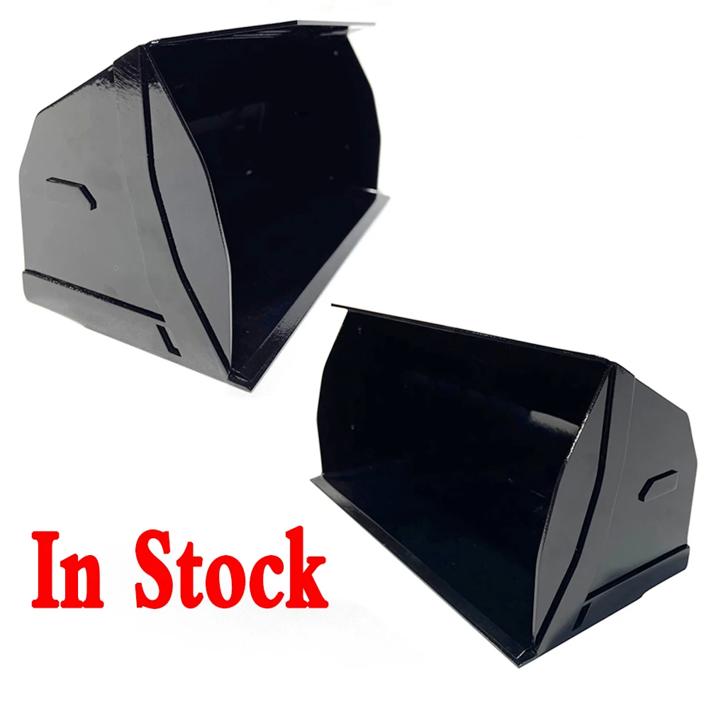 980L WA470 Loader Toothless Bucket Metal Parts For 1/14 RC Hydraulic Loader Bulldozer Metal Bucket Parts