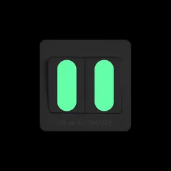 Glow in the Dark Switch Button Sticker Night Light Indicating Strip Fridge Door Lamp Cover Decor Phone Laptop Car Window Decal
