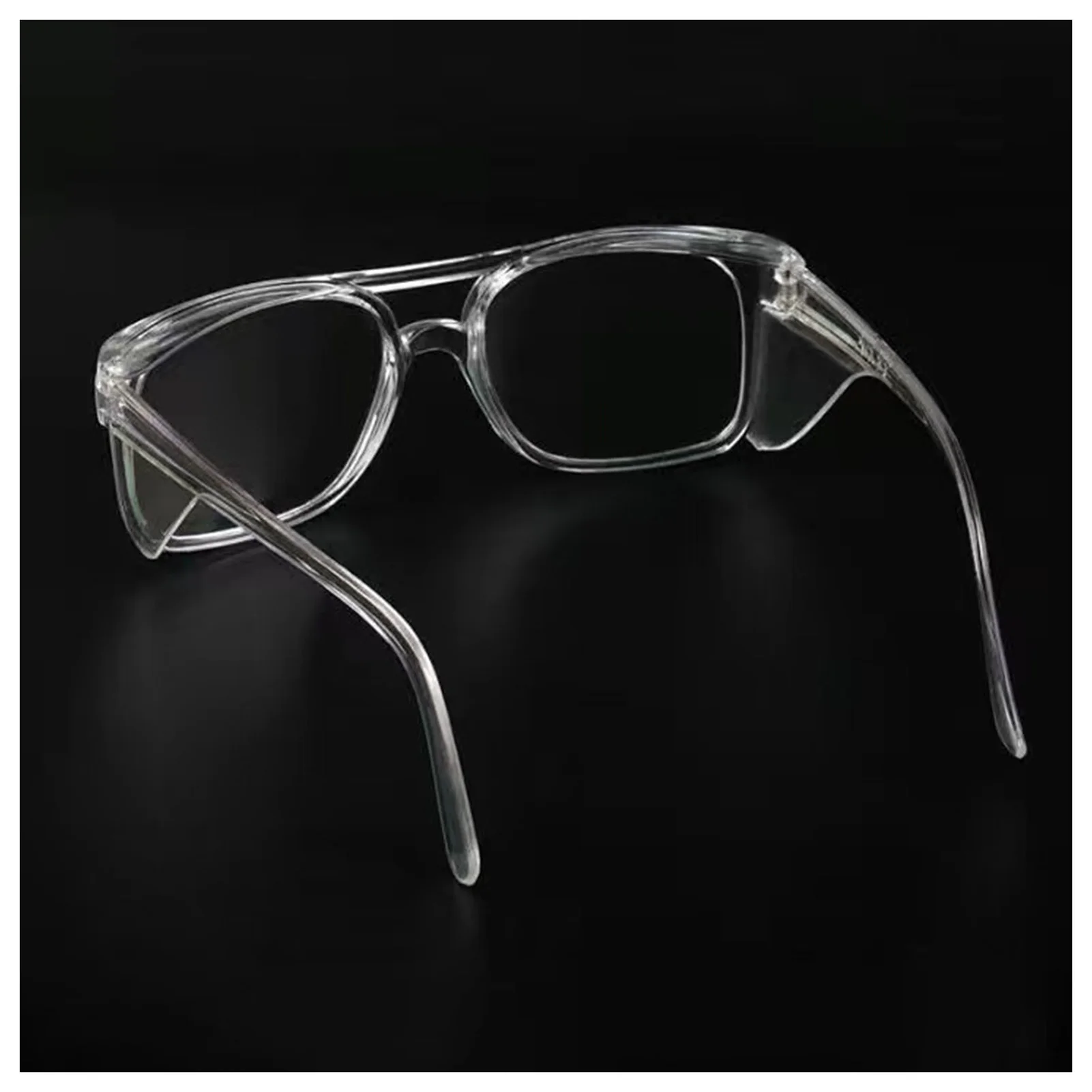 사이드 실드 포함 세련된 안전 안경, 투명 렌즈, 눈 보호 안경, 작업실 건설