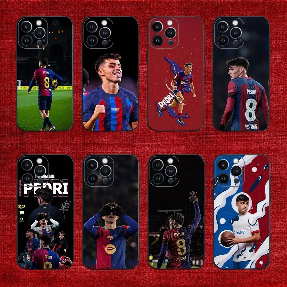 

Football Cool P-PedriS-S Phone Case For iPhone 16e,16,15,14,13,12,11,Pro,X,XS,Max,XR,Plus,Mini Soft Black Cover