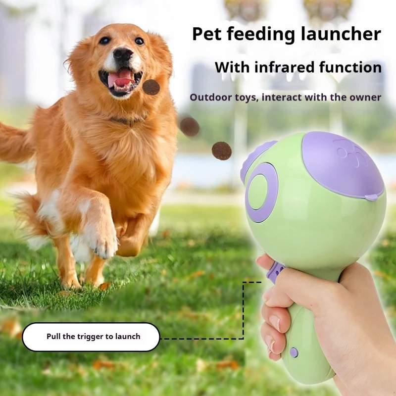 Pet Toys Dog Multifunctional Training Throwing Food Gun Cat Laser Cat Teaser Pet Creative Feeding Gun