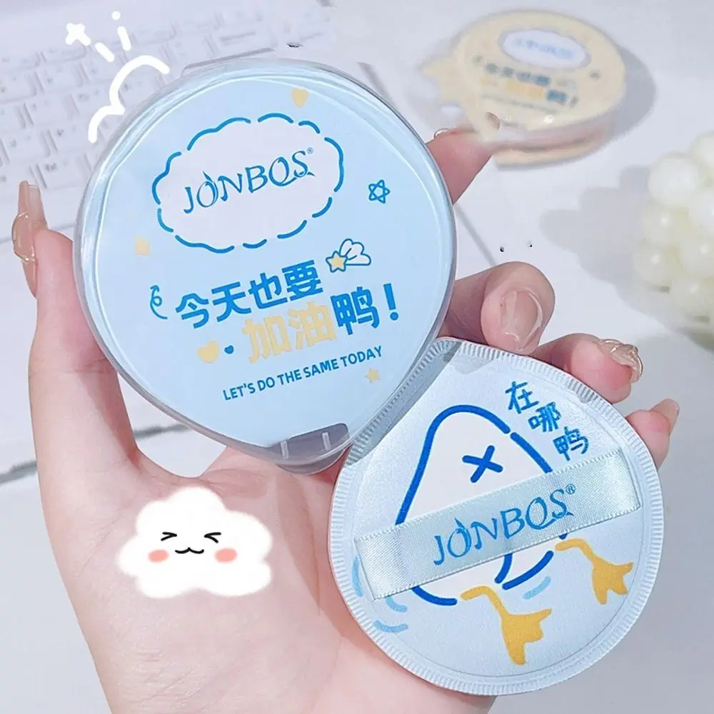 แบบพกพา Water DROP Air Cushion แป้งพัฟคอนซีลเลอร์ซ่อนรูขุมขน Make Up ฟองน้ําเปียกแห้งใช้หนาเบาะพัฟผู้หญิง