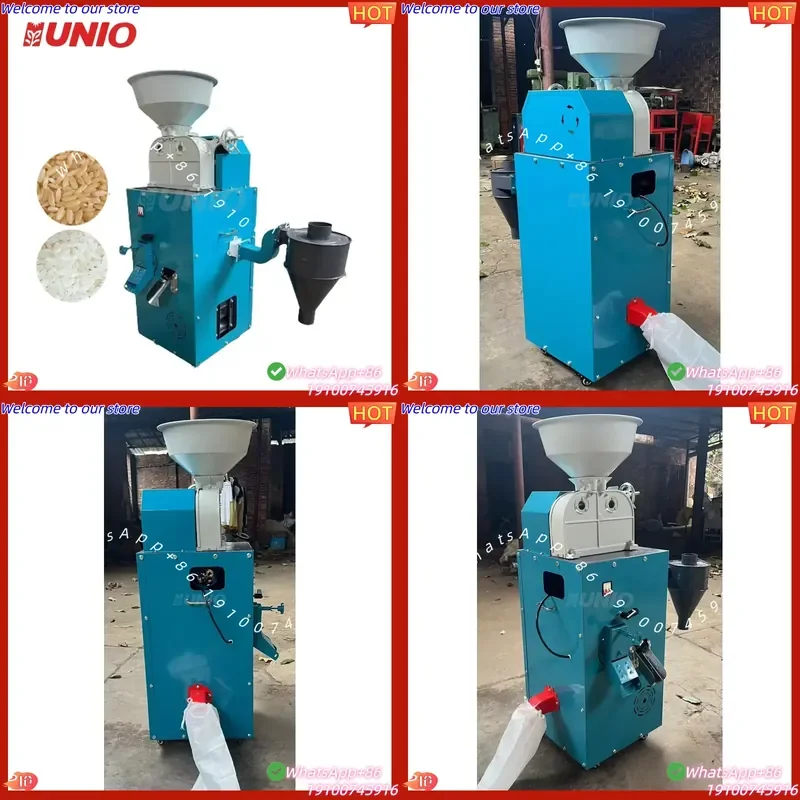 2026Hot Factory Price Mini Small Paddy Rice Mill Milling Husker Rice Whitening Machine Rice Huller Hulling Machine on Sale