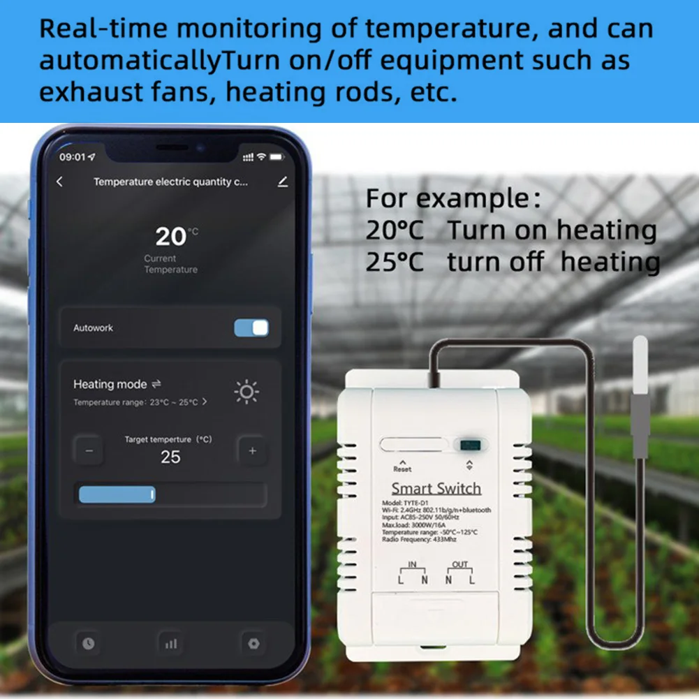 مفتاح عملي، مفتاح التبديل التلقائي، استهلاك المزامن، المشاهد الذكية WPA-PSK/WPA2-PSK -20 ℃ ~+100 ℃
