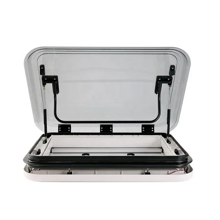 RV Skylight High Quality RV Camper Van Vent Lid Skylight 700*500mm Manual Cover With Handle ABS Aluminium Alloy