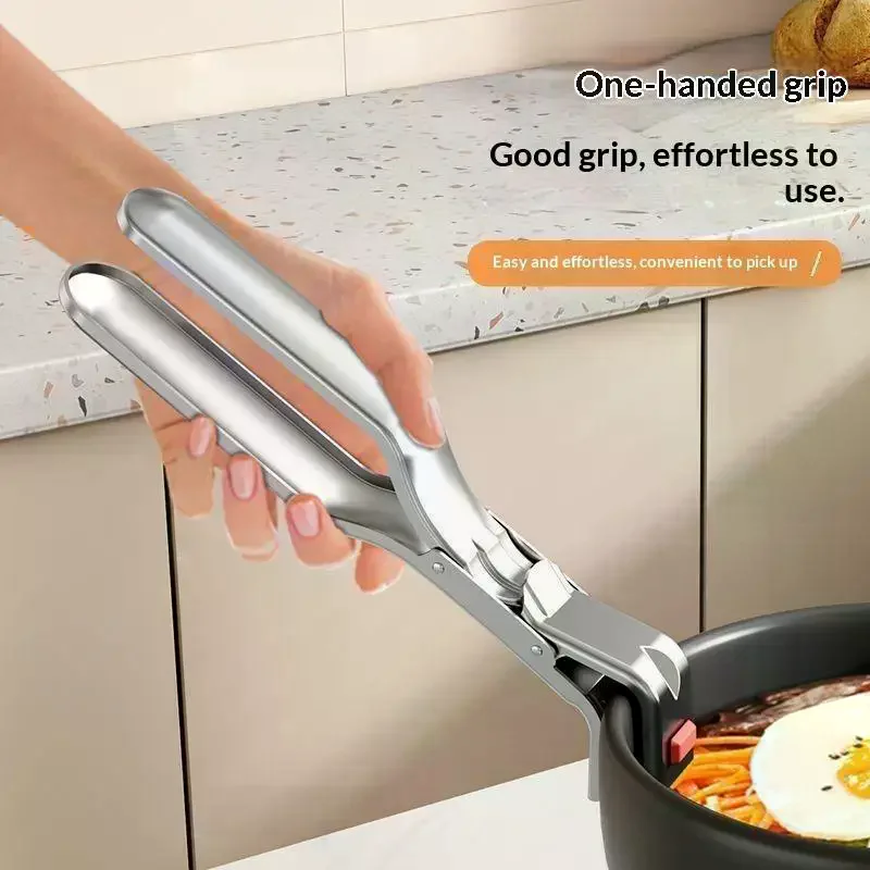 1Pc Anti Scalding Clip Hot Bowl Holder Dish Clamp Pot Pan Gripper Clip Air Fryer Dish Plate Retriever Tongs Kitchen Supplies