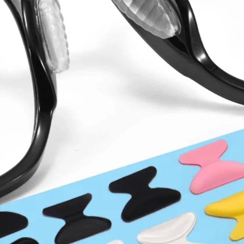 5 Paar rutschfeste Nasenpads für Brillen, weiches Silikon, selbstklebend, Nasenhalter für Brillen, langlebige Nasenstütze für Brillen