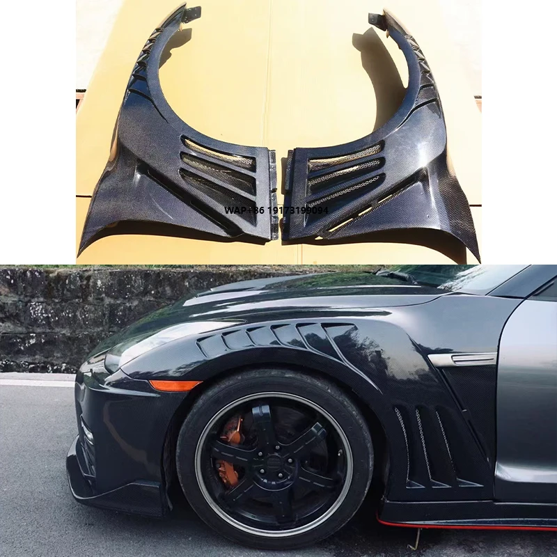 

2007-2025 GTR 35 Car Modification and Upgrade Front Bumper Fender air Vent and Mudguard for GTR 35