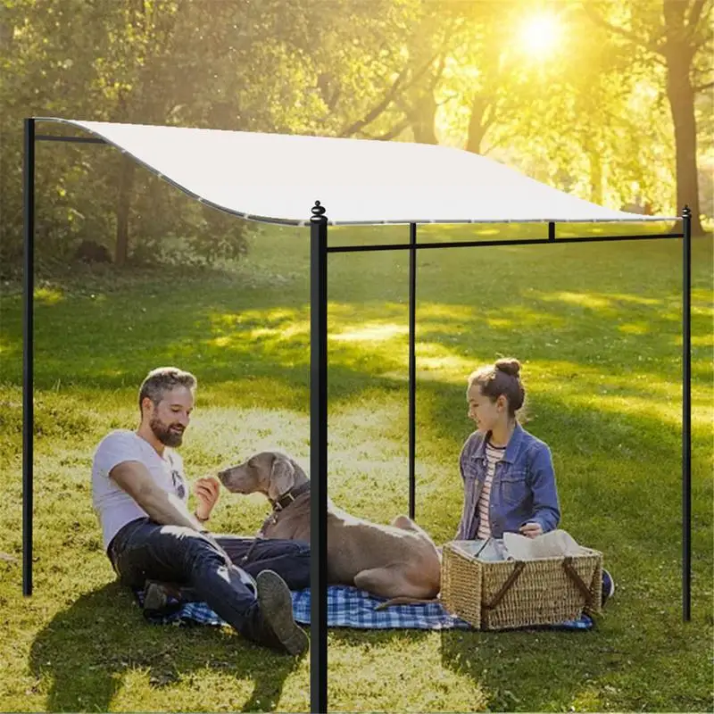 

300D Canvas Waterproof Tent Canopy Top Roof Sun Shelter Cloth Gazebos Garden Replacement Canopy Outdoor Cover Awning Tent Cover