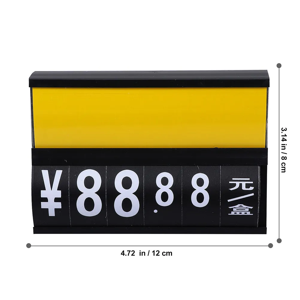 3pcs Hanging Price Tag Display Stand – Lightweight Label Holder for Retail, Supermarket & Store Sign Clips