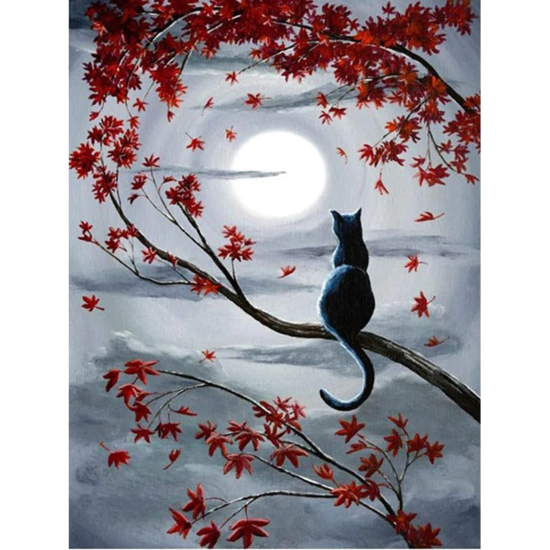 

2025 New style Cat Printed Cross Stitch Patterns DIY Embroidery Craft Painting Handicraft Needlework Promotions Sales Gift
