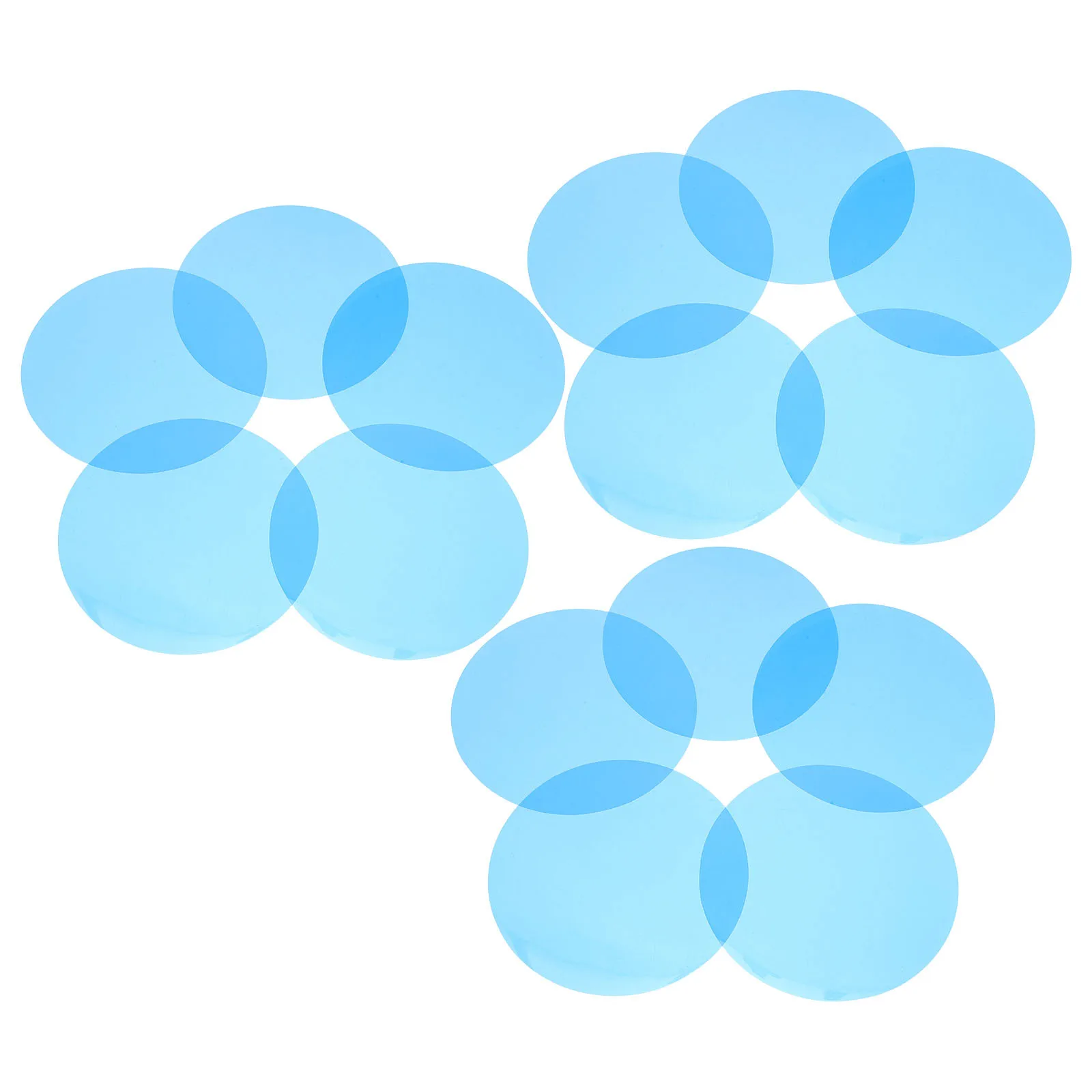 

15pcs Color Changing Light Sticker Transparent Lamp Correction Film Self-Adhesive Gel Sheets For Home Bedroom Living Room Decor