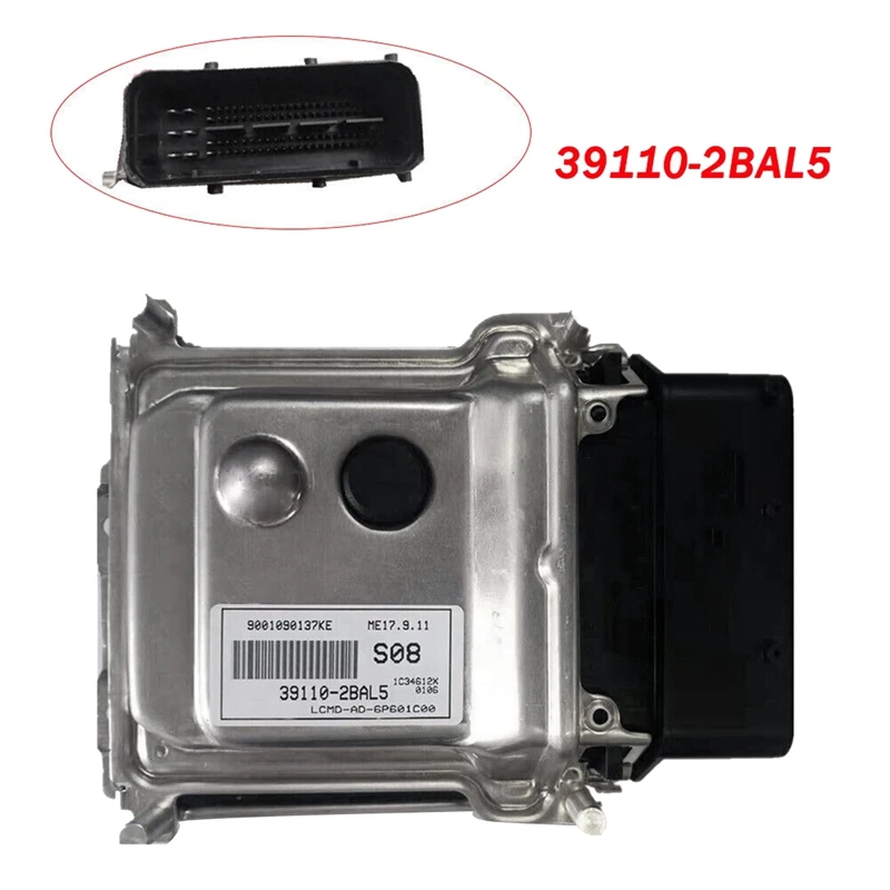 1 Piece 39110-2BAL5 S08 ECU Car Engine Computer Board Control Unit Replacement Parts For Hyundai Kia