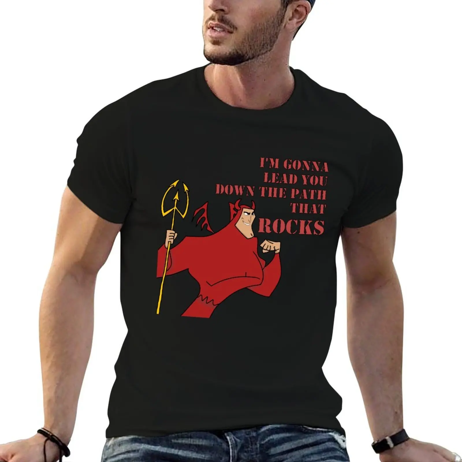 

Kronk Devil - Emperors New Groove - Lead You Down The Path That Rocks T-Shirt t shirt man luxury T-Shirt