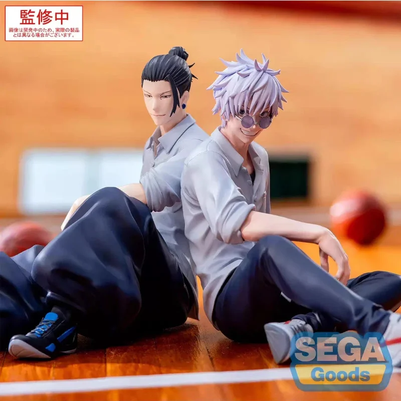 

Genuine SEGA Jujutsu Kaisen Anime Satoru Gojo & Geto Suguru Yumemirize Sitting Posture Action Figure Model Figurine Toys Gifts