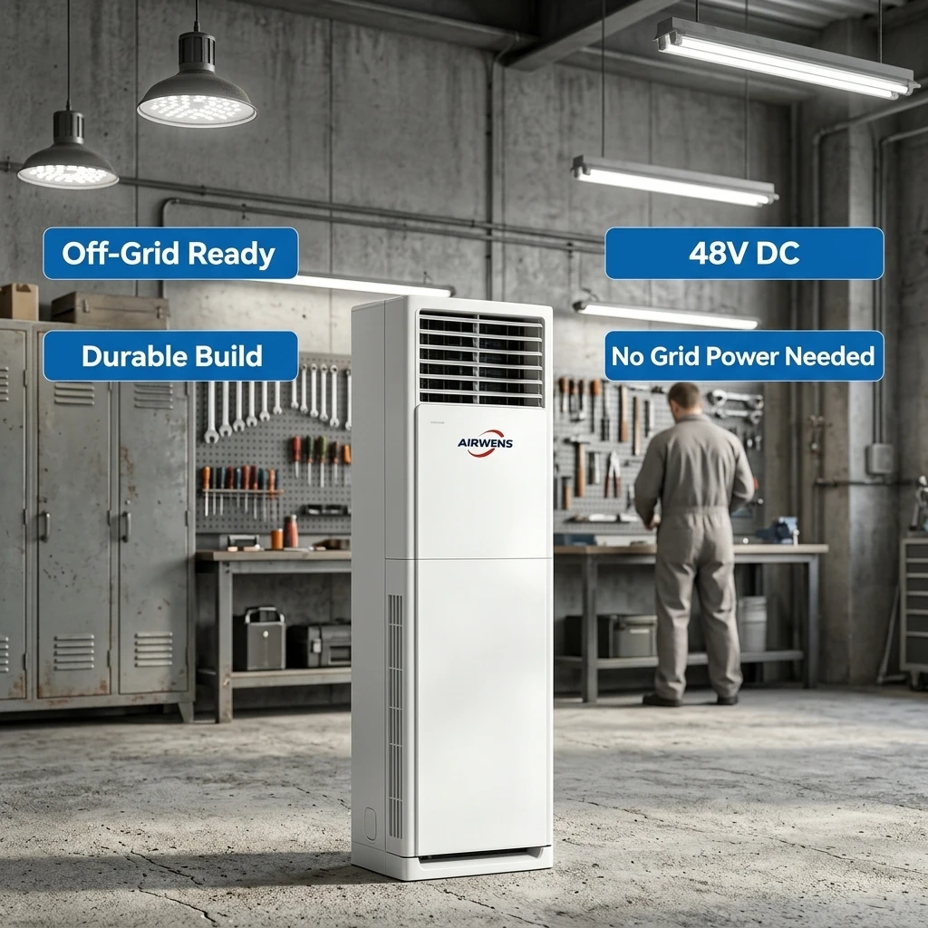 Large Capacity Energy Efficient Floor Standing Air Conditioner Cooling Heating Office Hall
