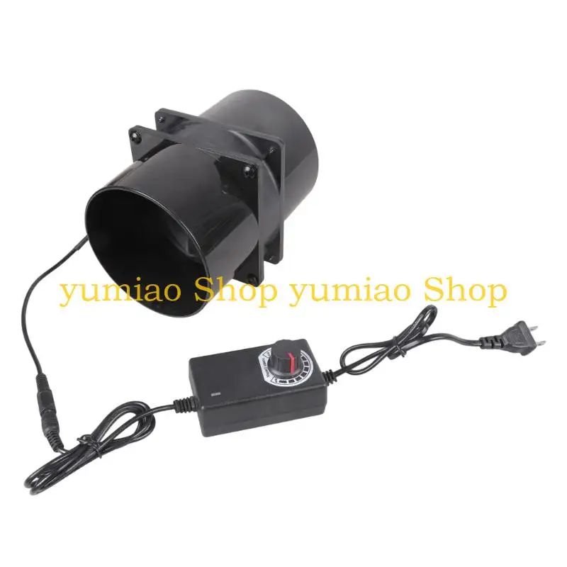 587B 3D Printer Fume Exhaust Fan Comes with 2 Extended Hoses for Ventilation
