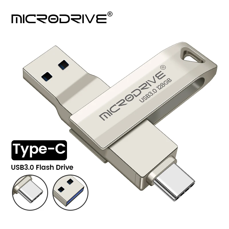 Chiavetta USB 2 IN 1 Chiavetta USB 3.0 e tipo C OTG Pen Drive 64 GB 128 GB 256 GB Chiavetta USB ad alta velocità Chiavetta USB