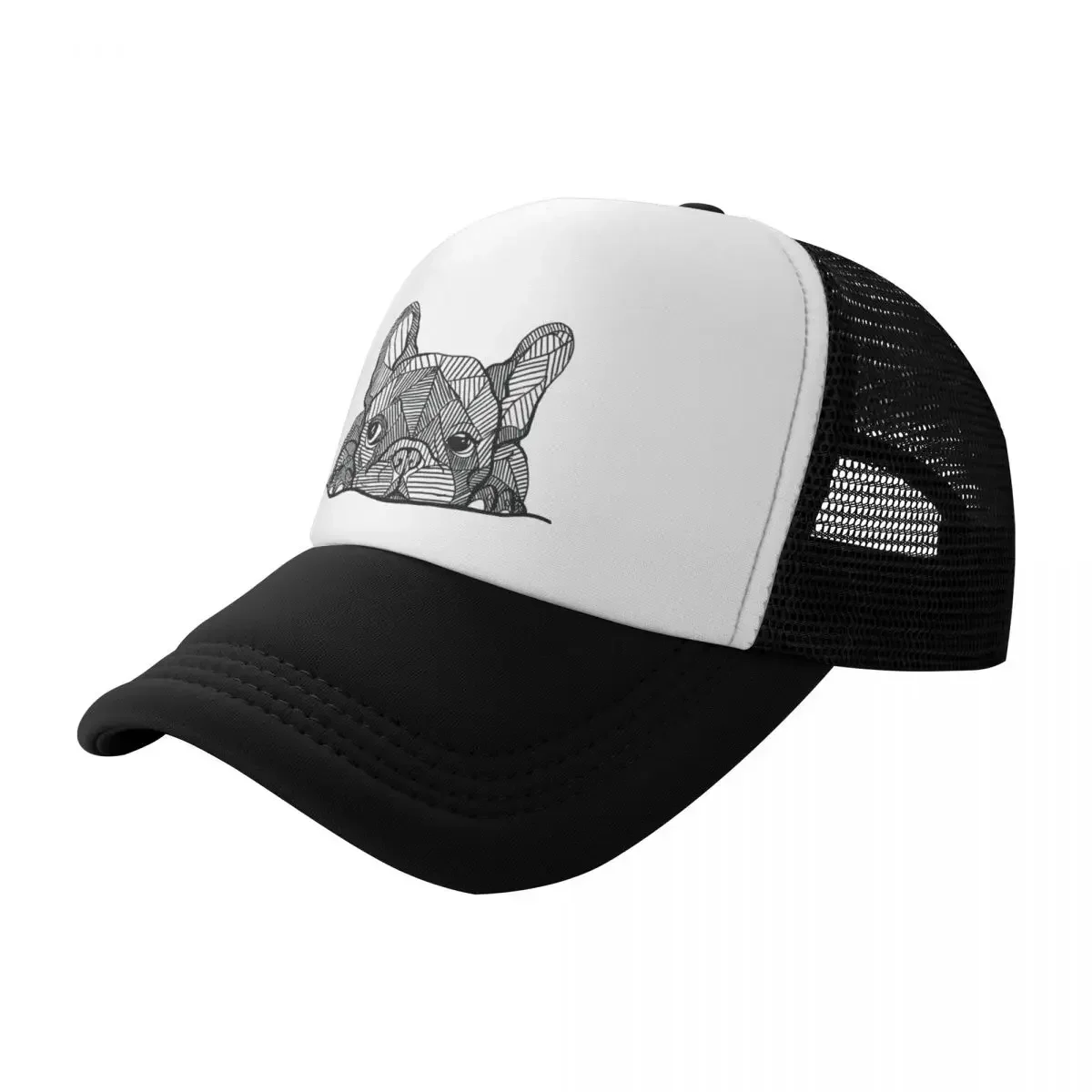 New Custom French Bulldog Baseball Cap Sports Men Women's Adjustable Frenchie Dog Trucker Hat Summer Personalized Dad