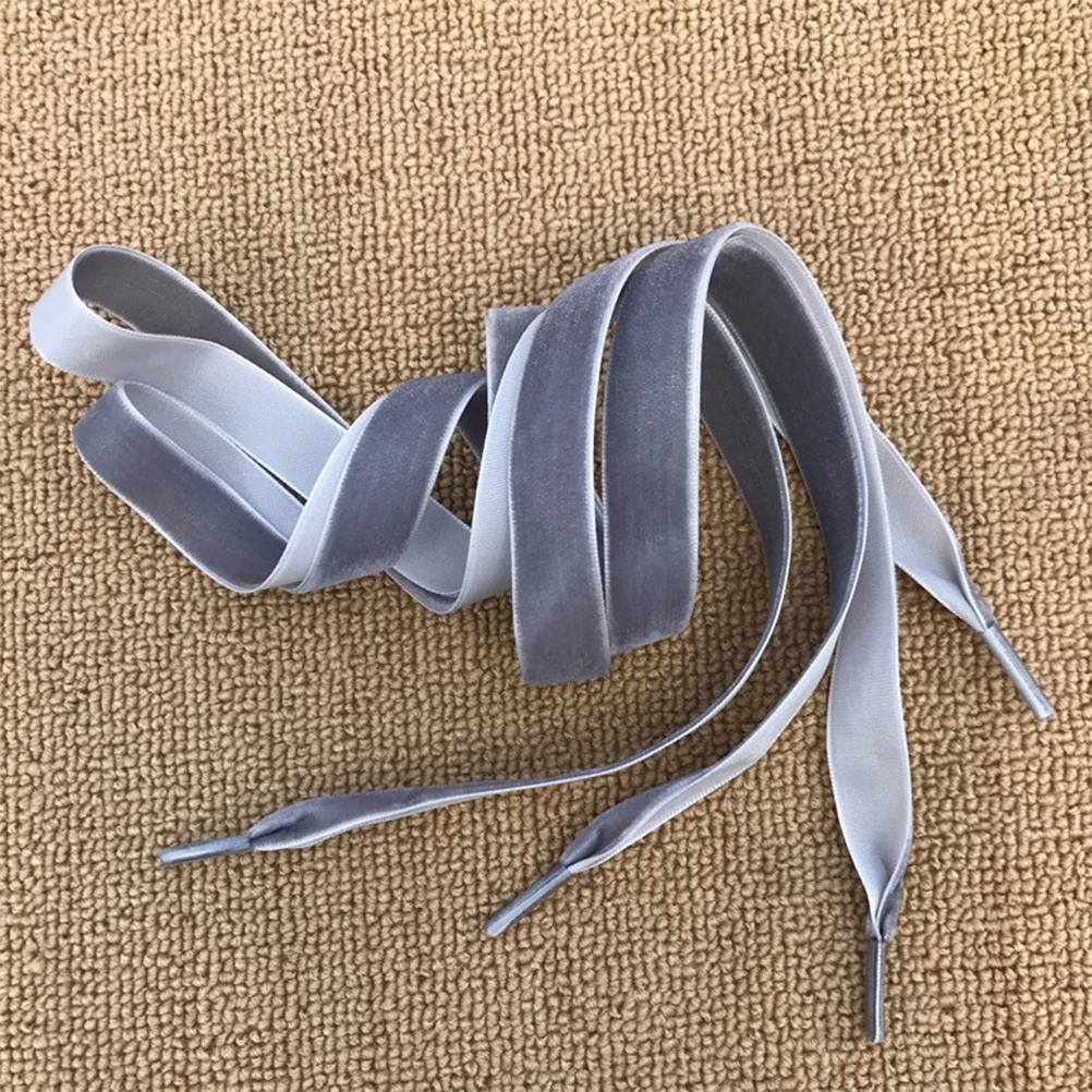 

2 пары шелковых шнурков, широкие плоские ленты премиум-класса, комплект коричнево-серого цвета, кроссовки, широкие шнурки, шнурки для обуви