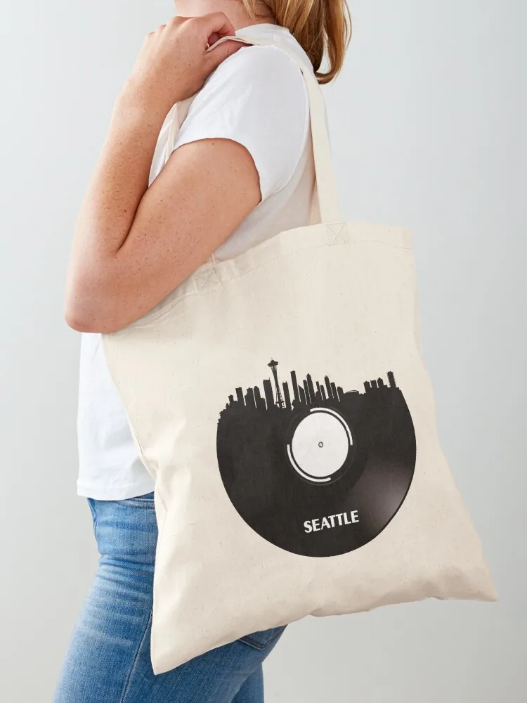 

Seattle Vinyl Tote Bag Shopper bag Canvas bag Portable shopping shopping logo