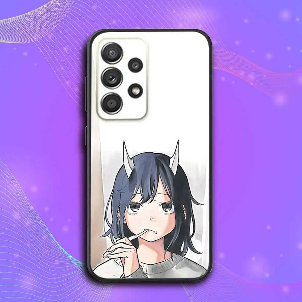 Anime R-Ruri Dragon Telefoonhoesje voor Samsung S 25,24,23,22,30,21,10,9,Ultra,Plus,Lite,FE,4,5G Zachte zwarte hoes