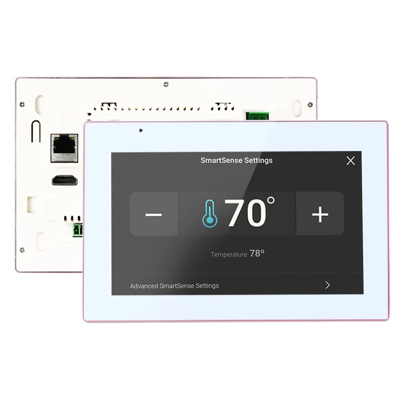 Android 7.1 Wall Mount 7 Inch Touch Screen Smart Home Control Panel With RJ-45 Port