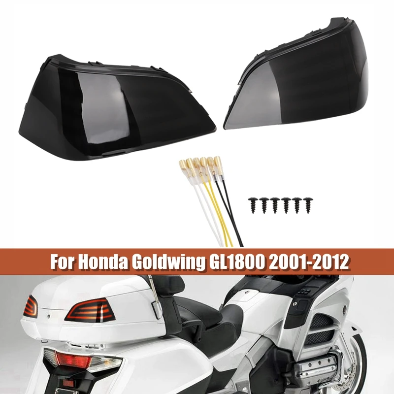 Motorcycle Brake Tail Lamp Turn Signals Light Indicator Lens Housing Cover For Honda Goldwing GL1800 Gold Wing GL 1800 2001-2012