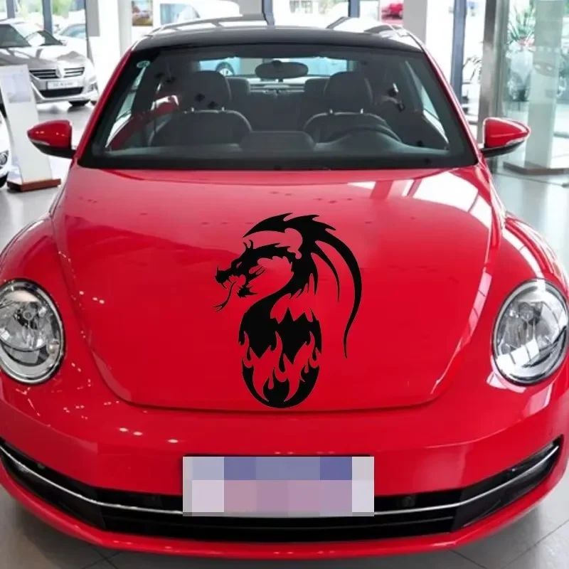 

Виниловая наклейка на автомобиль с дизайном дракона-тотема, 43 * 56 см, для декора дома, автомобиля, кемпера, прочная, для капота двигателя.