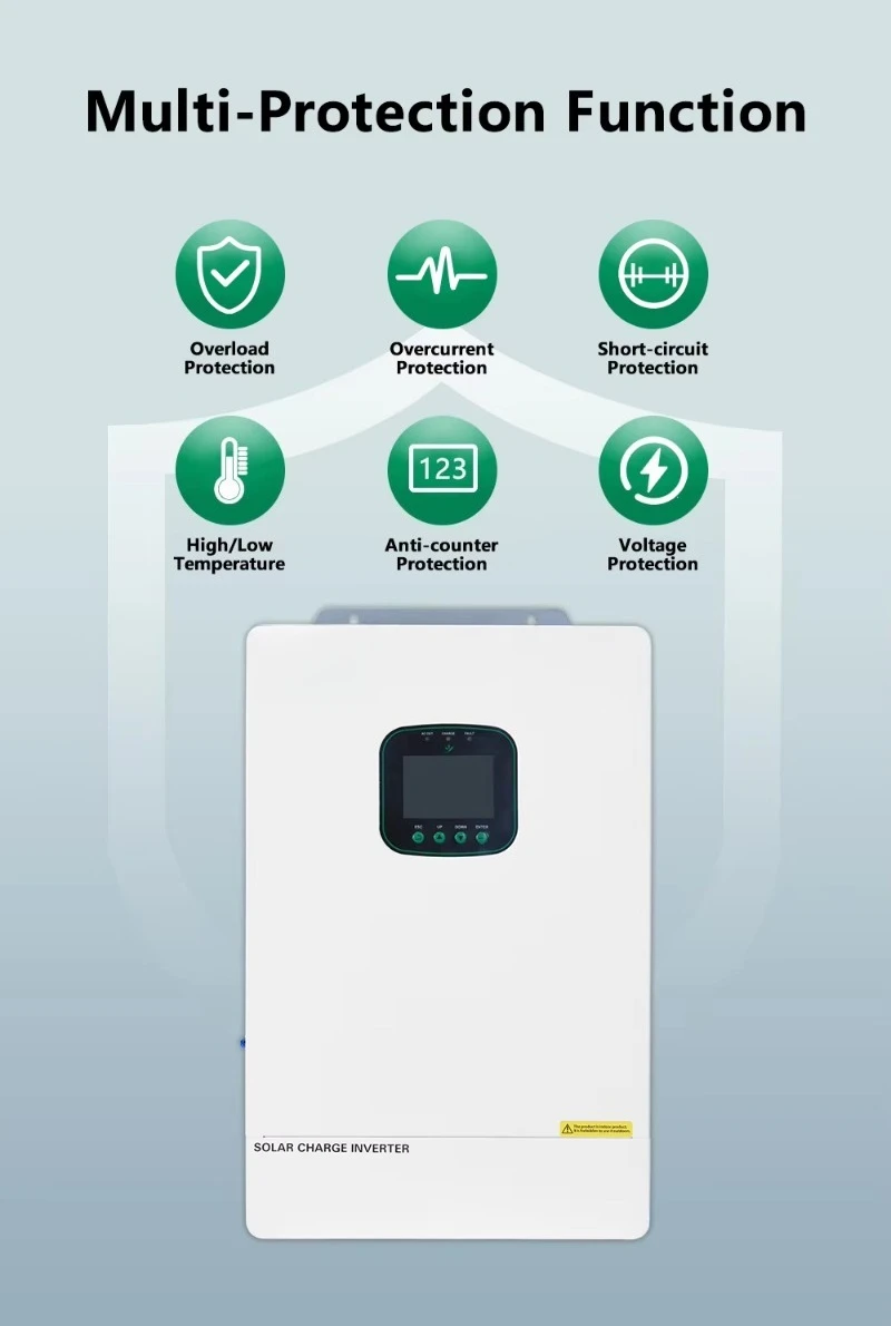 6.5kW Single Phase Solar Inverter - 48V 110V 120V Off-Grid, Reduce Energy Costs & Embrace Eco-Friendly Living