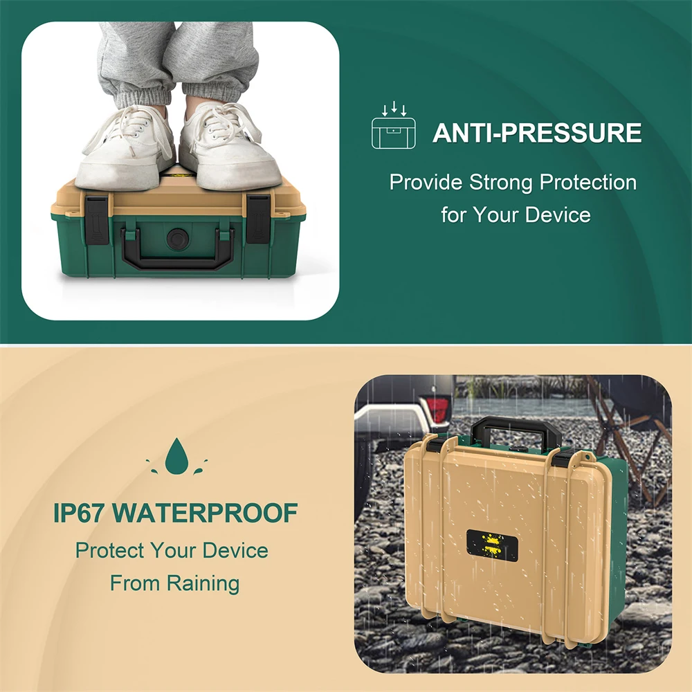 Caja de almacenamiento de Gamepad impermeable de doble Color, estuche de transporte portátil para viaje al aire libre para Switch Lite/ OLED