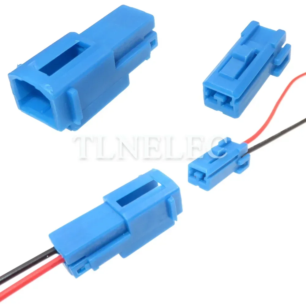 2 Pin Way Car Audio Male Female Wiring Harness Connector With Wires Auto Tweeter Speaker Unsealed Sockets 174463-1 174463-5