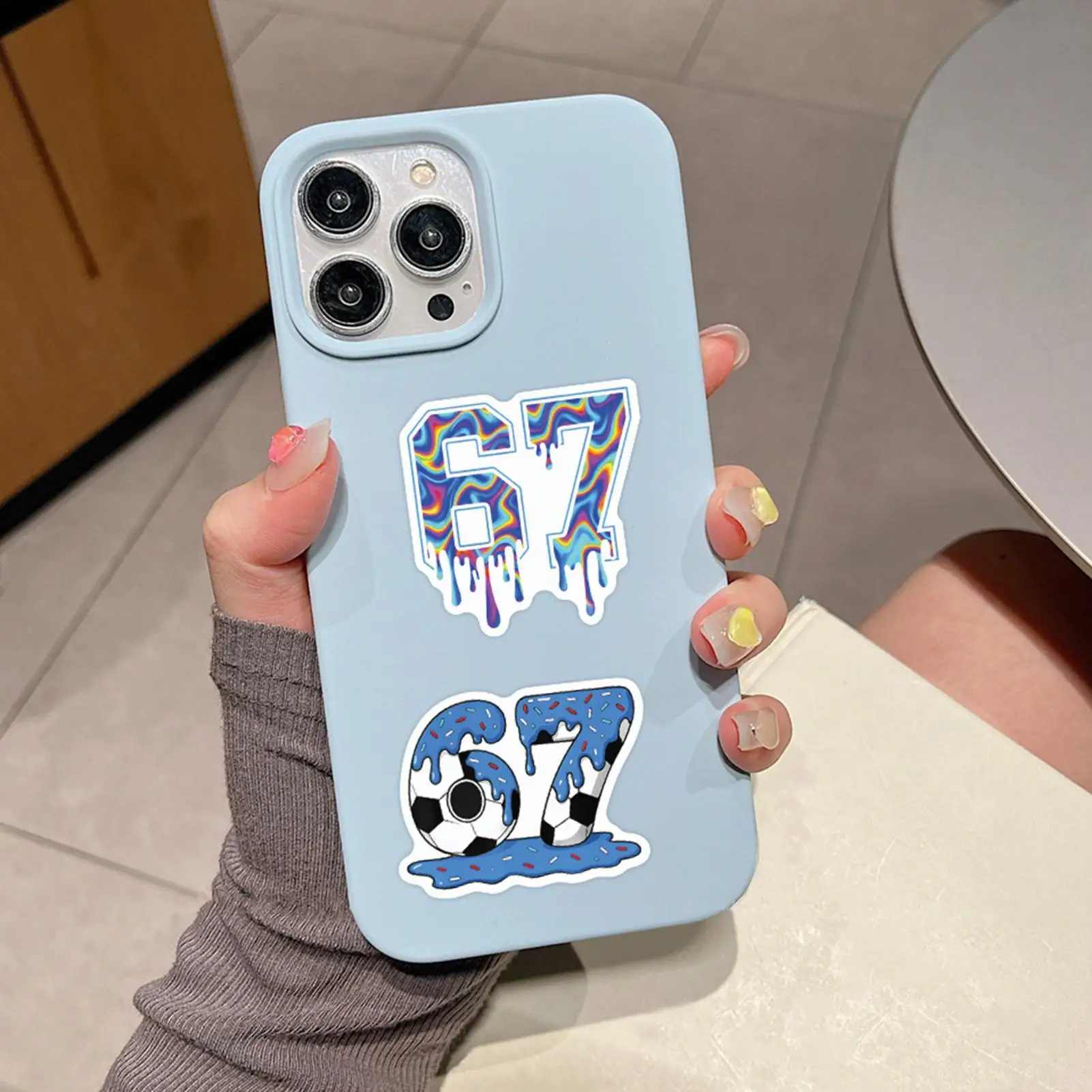 かわいい小さなステッカー ラップトップデカール パーティーギフト 67枚 ミームステッカー ギター、携帯電話、スクラップブック、スケートボード、荷物、日記、ジャーナリング用