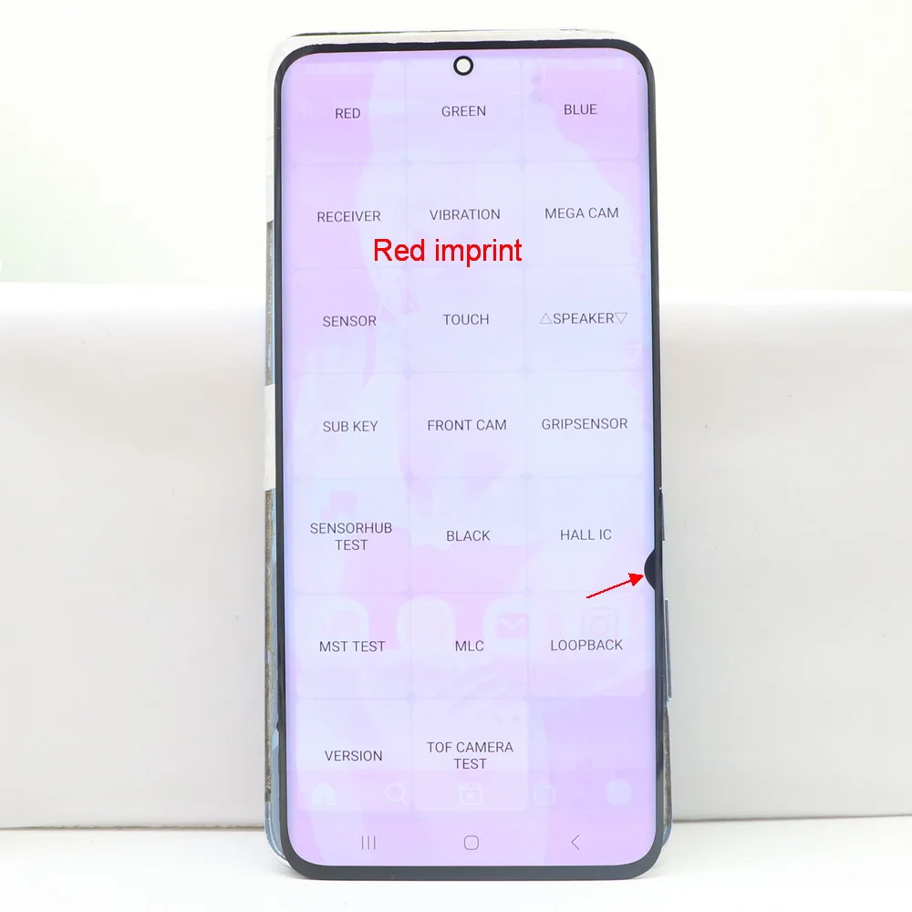 Super AMOLED For Samsung Galaxy S20 G980 G980F G981F LCD Screen Display Touch Screen Digitizer With defects screen 100% testing