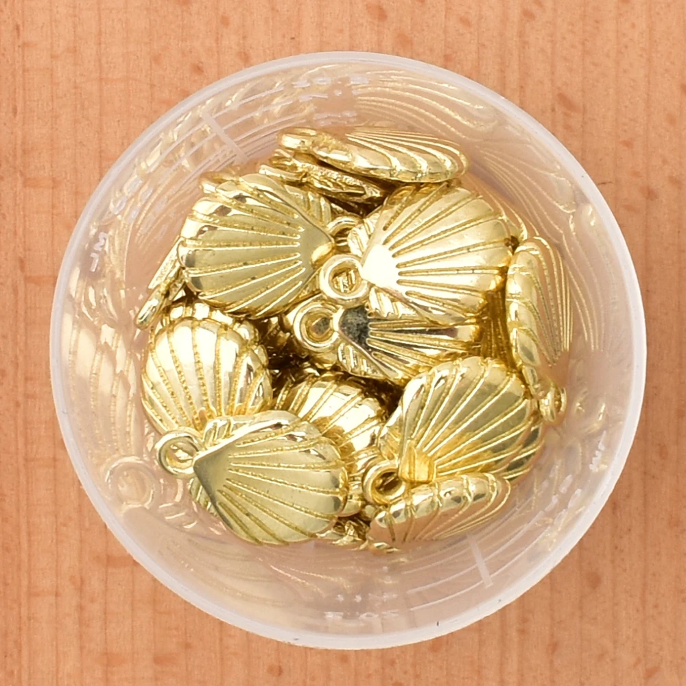10pcs/lot CCB Big seashells pendant DIY accessory material for jewelry making