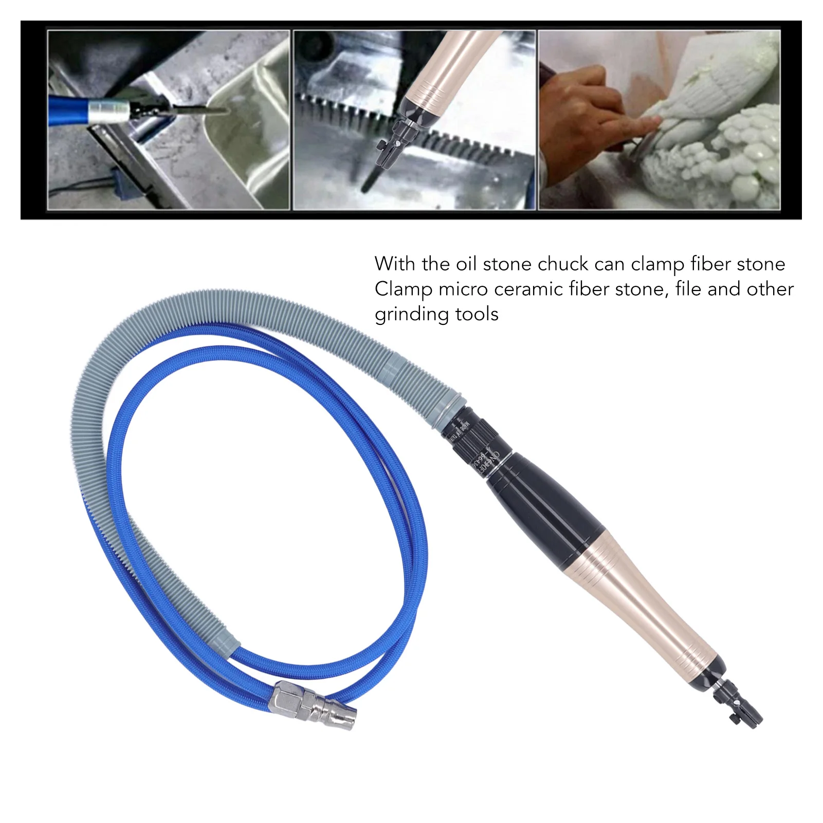 قلم رصاص مطحنة القالب أداة الهواء 1/4in التوربينات الترددية الهوائية ماكينة الطحن بالموجات فوق الصوتية 23000 دورة في الدقيقة ملف أدوات تلميع