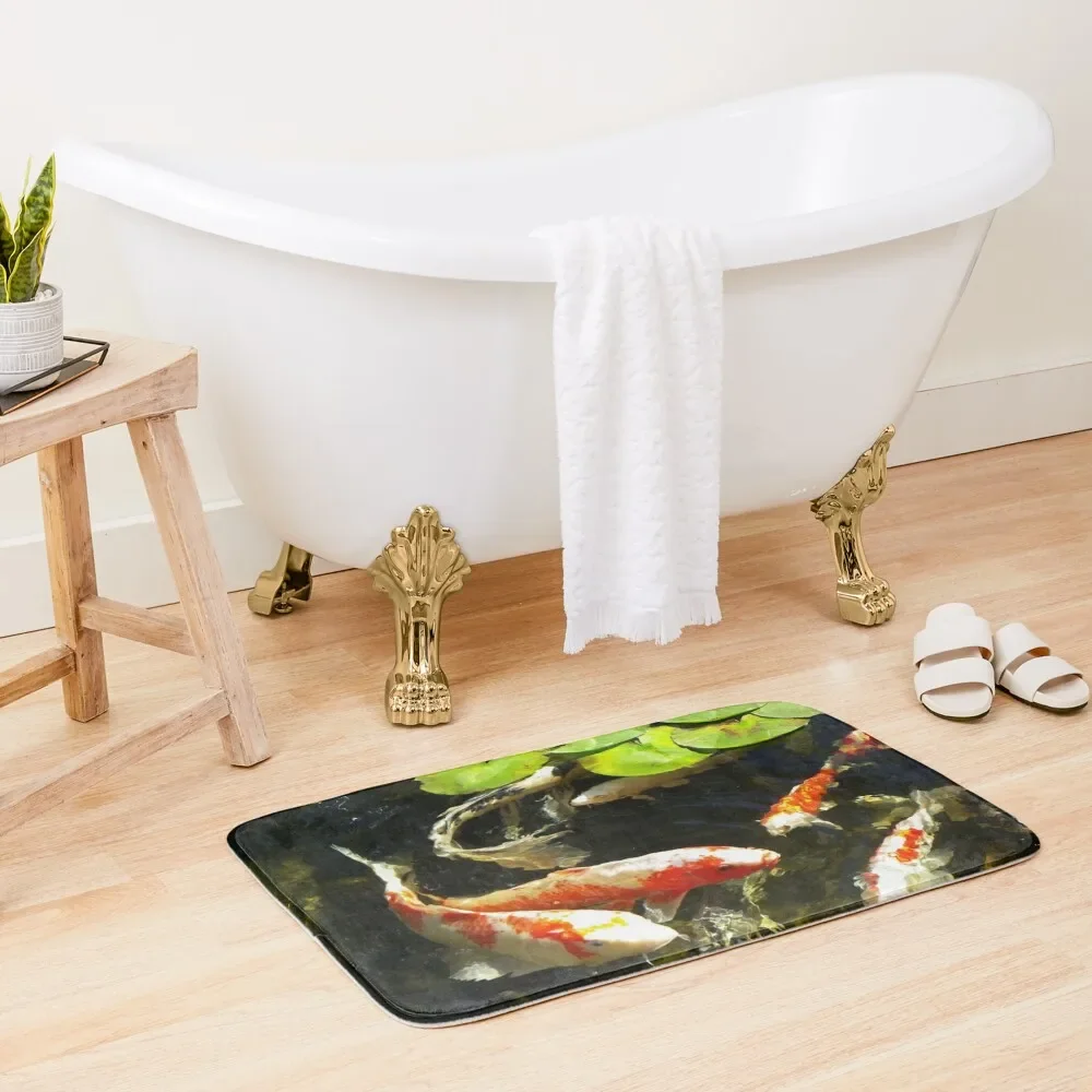 

Koi Bath Mat House Interior Entrance Carpet Carpet Carpet Mat