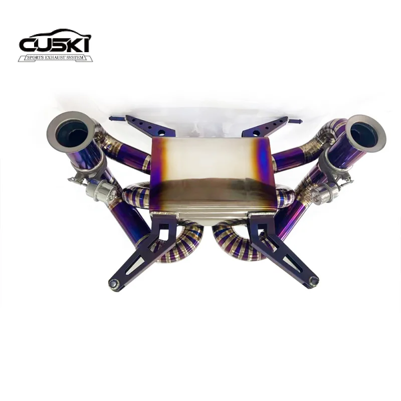 CUSKI Exhaust Muffler Suitable For Lamborghini Aventador 6.5 LP700-4 2011-2016 titanium alloy Cat back exhaust pipe