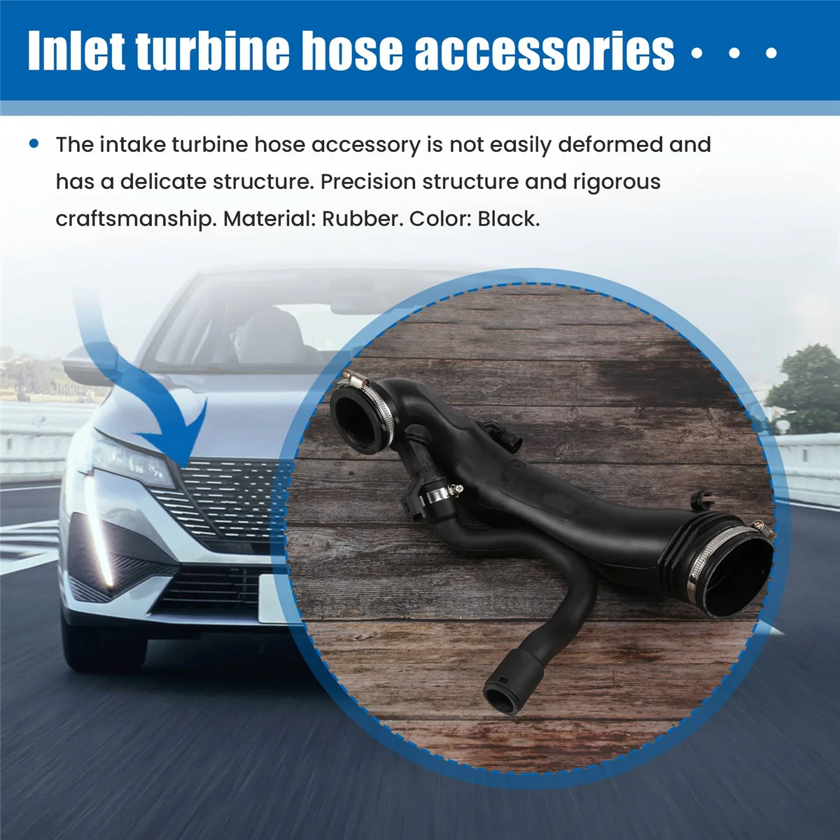 Air Intake Turbo Hose 1440Q6 for 408 3008 5008 207 508 RCZ 1.6 16V C4 C4L C5 III DS5 image 6
