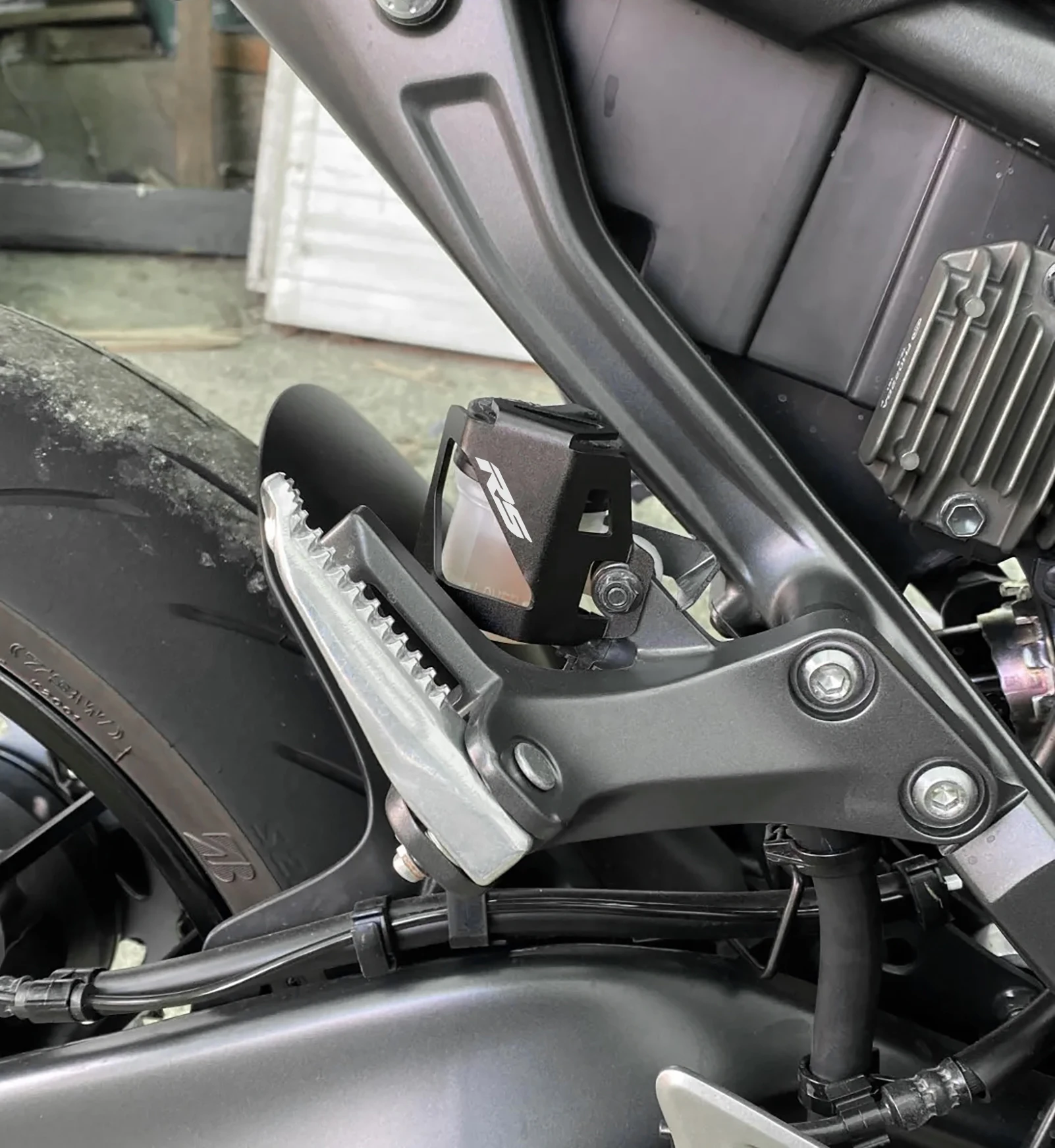 For Aprilia RS660 RS457 RS 660 rs 457 2024 CNC Accessories Motorcycle Rear Brake Fluid Reservoir Guard Tank Protective Cover