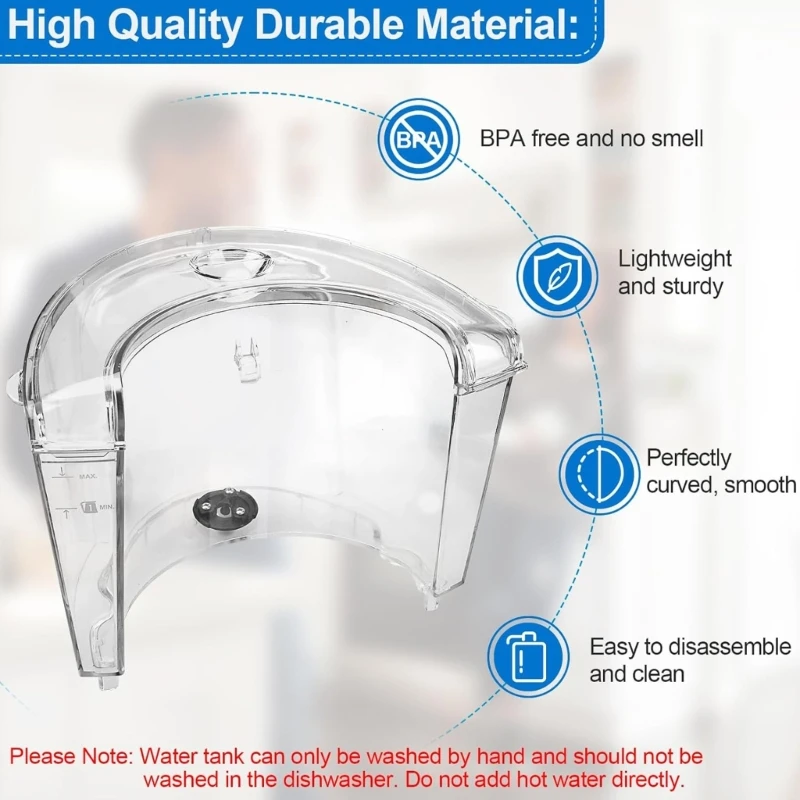 Seau d'eau en plastique longue durée, réservoir d'eau pour Machine à café, pièces rechange pour café K200 K250, livraison