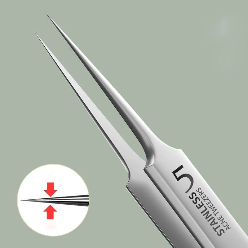8/7/5/4 pezzi in acciaio inossidabile strumenti per la rimozione dei punti neri del viso set pinzette per punti neri bellezza rimozione dei punti neri strumento per l'ago dell'acne