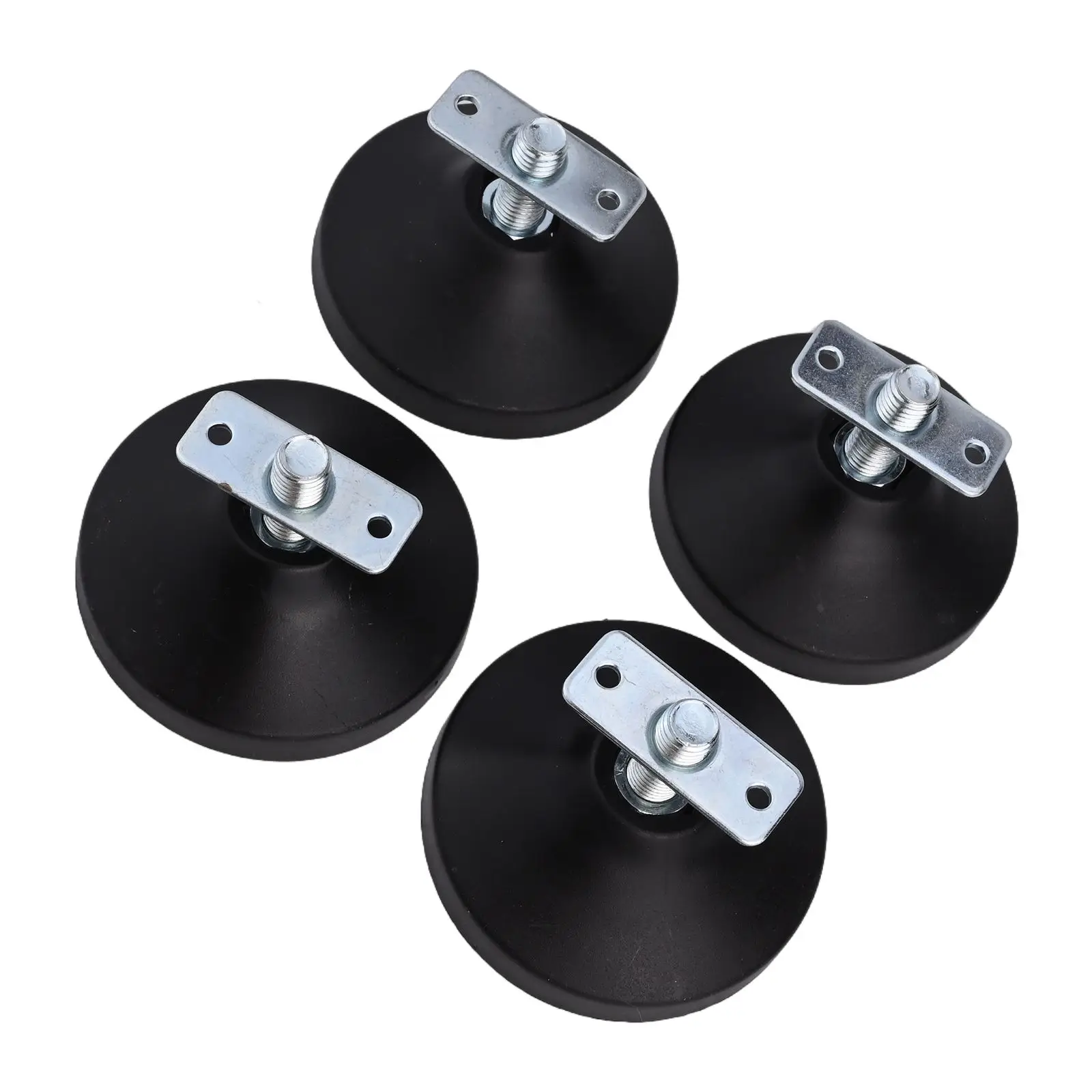 Set of 4 Leg Levelers with Adjustable Foot Pads for Billiard Pool and Foosball Tables to Keep Them Firm and Balanced