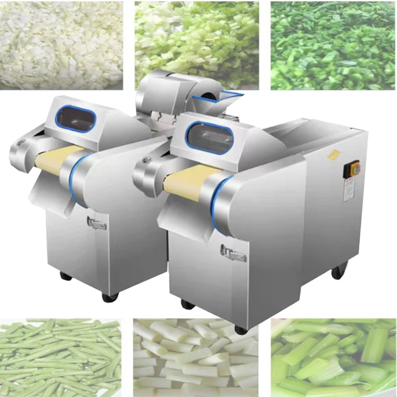 

Commercial Multifunction Vegetable Cutter Green Onion Chopper Electric Leeks Celery Peppers Shallots Cutting Machine