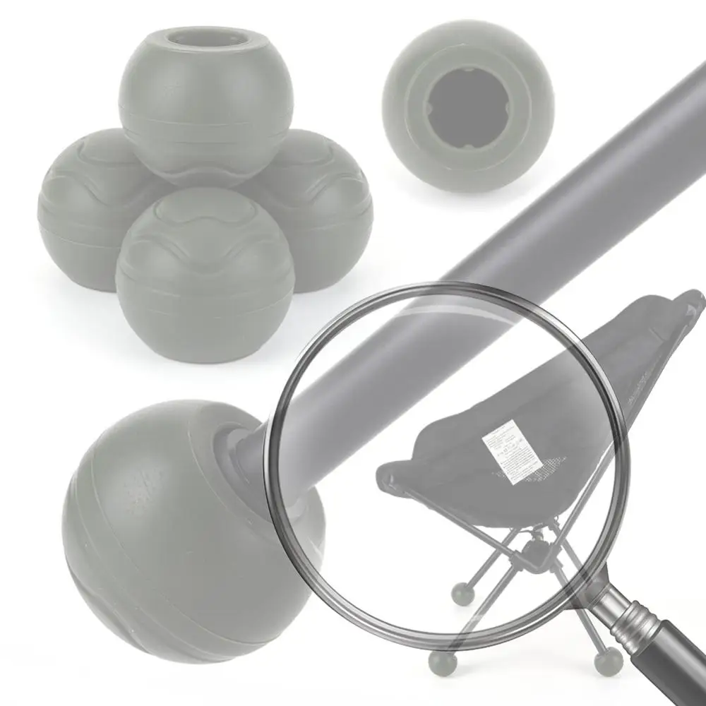 

4 шт. резиновые накладки на ножки стульев, защитные подушечки для мебели, противоскользящие колпачки для ножек стульев, для кемпинга и рыбалки