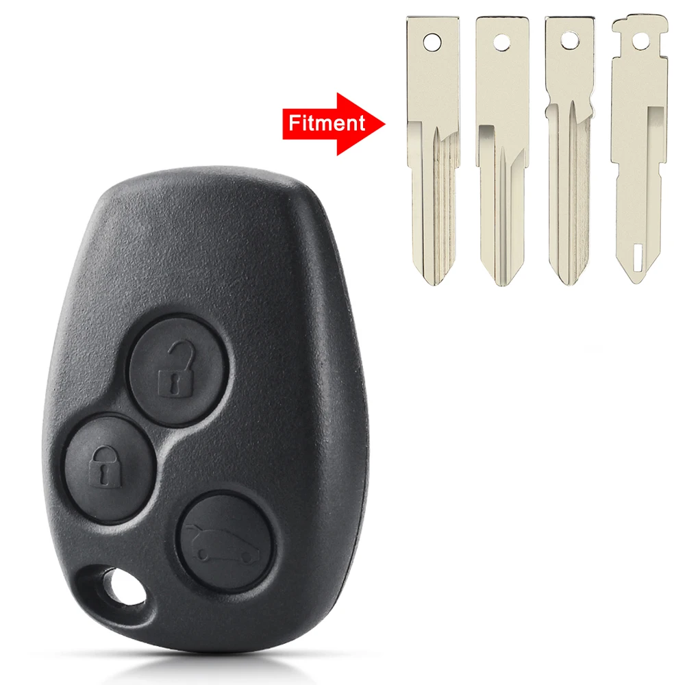 KEYYOU Für Renault Dacia Modus Clio 3 Twingo Kangoo Duster Fluence Für NISSAN ALMERA Fob 2/3 Taste Schlüssel Shell remote Fall Abdeckung