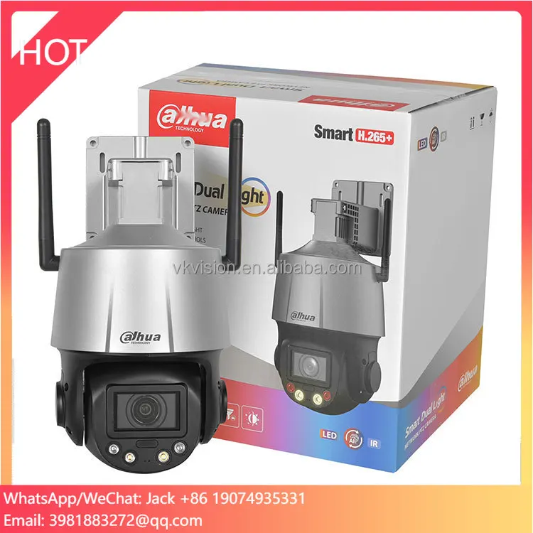 

2mp 5x IR 50M Smart Dual Light WizSense Wi-Fi Network PTZ Camera SD3C205DB-GNY-AW-PV