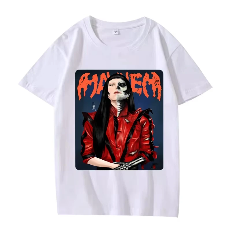2025 Lady Gaga Mayhem Album T Shirt donna Abbigliamento da uomo Cotone oversize Street Hip Hop manica corta Stampa estiva T-shirt unisex